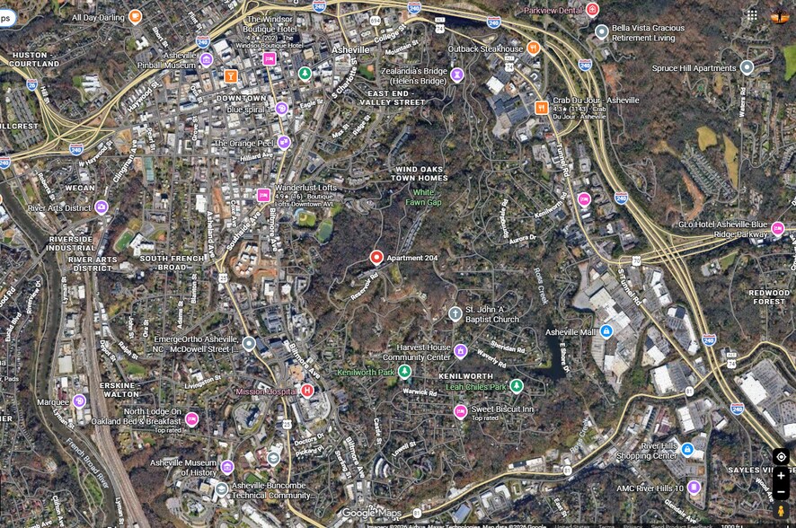 Perfect location: Just minutes from vibrant downtown Asheville with world-class dining and arts. - 405 Windswept Dr