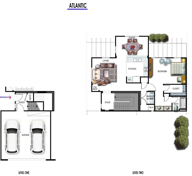 Floorplan - Willow Crest Townhome Aparmtents