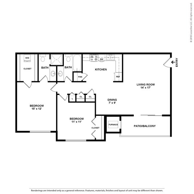 Floorplan - 7 Pointe Apartments