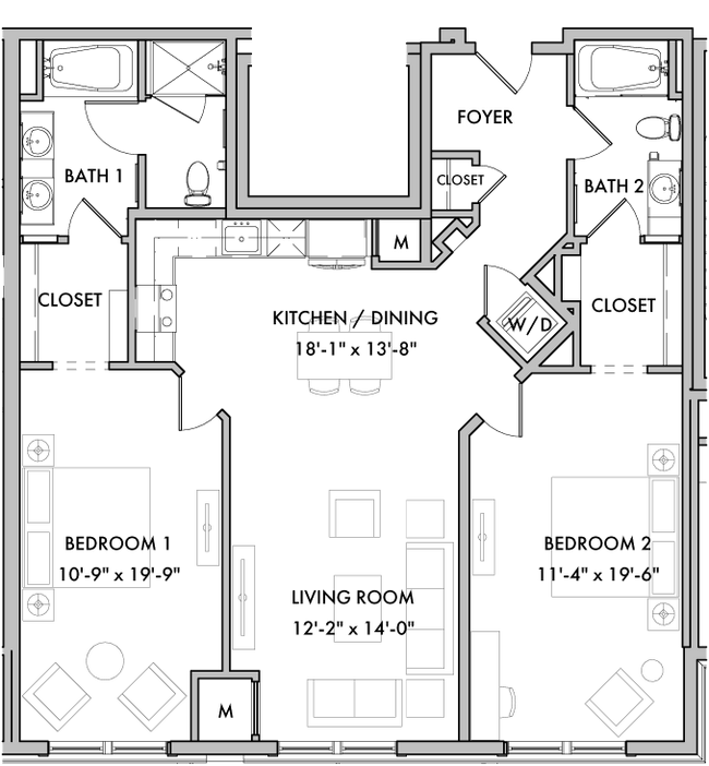 Floorplan - Melford Mansions