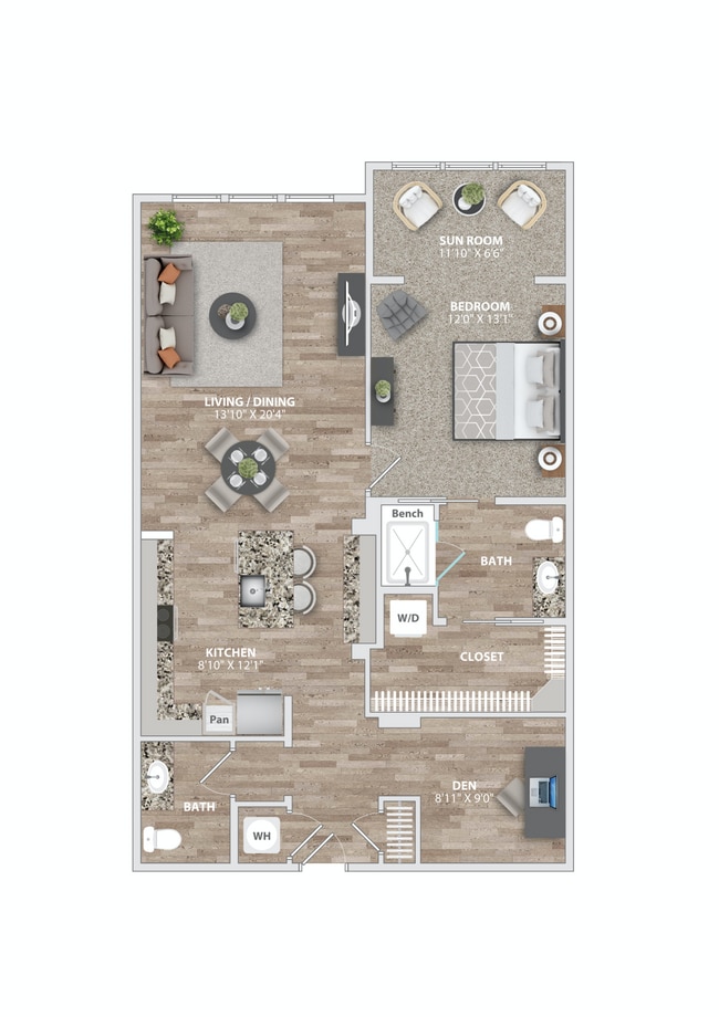 Floorplan - Connery on Providence 55+