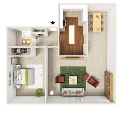 Floorplan - 4500 Dewey Ave Apartments