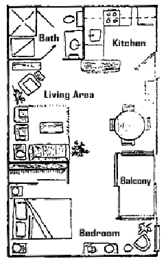 1BR/1BA - Summit Condominiums