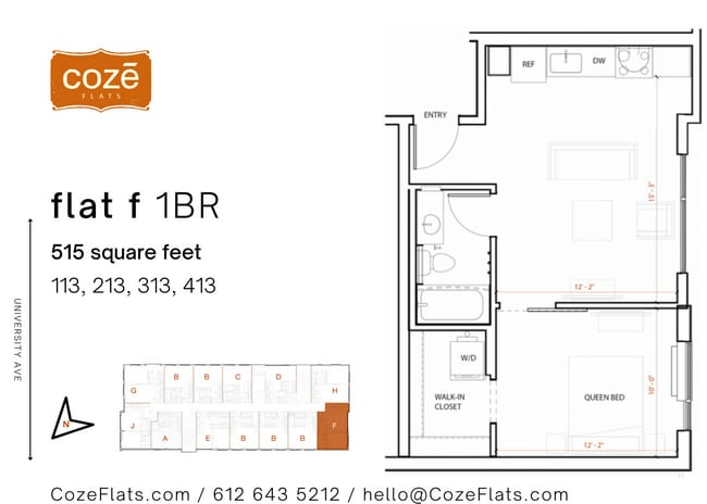 Floorplan - Coze Flats