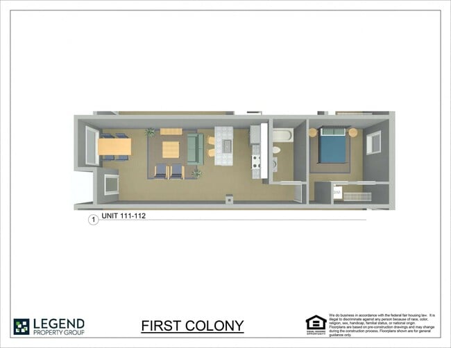 Floorplan - First Colony Flats