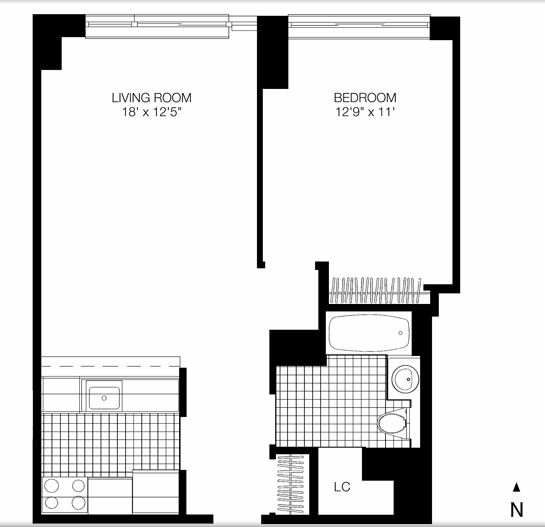 1BR/1BA - 345 East 94th Street