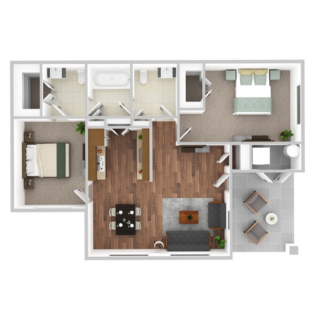 Floorplan - Gardens at Clearwater
