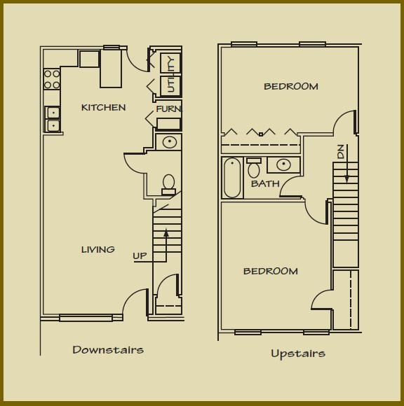 Crest Two Bedroom Townhome - Shelby's Crest & Landing