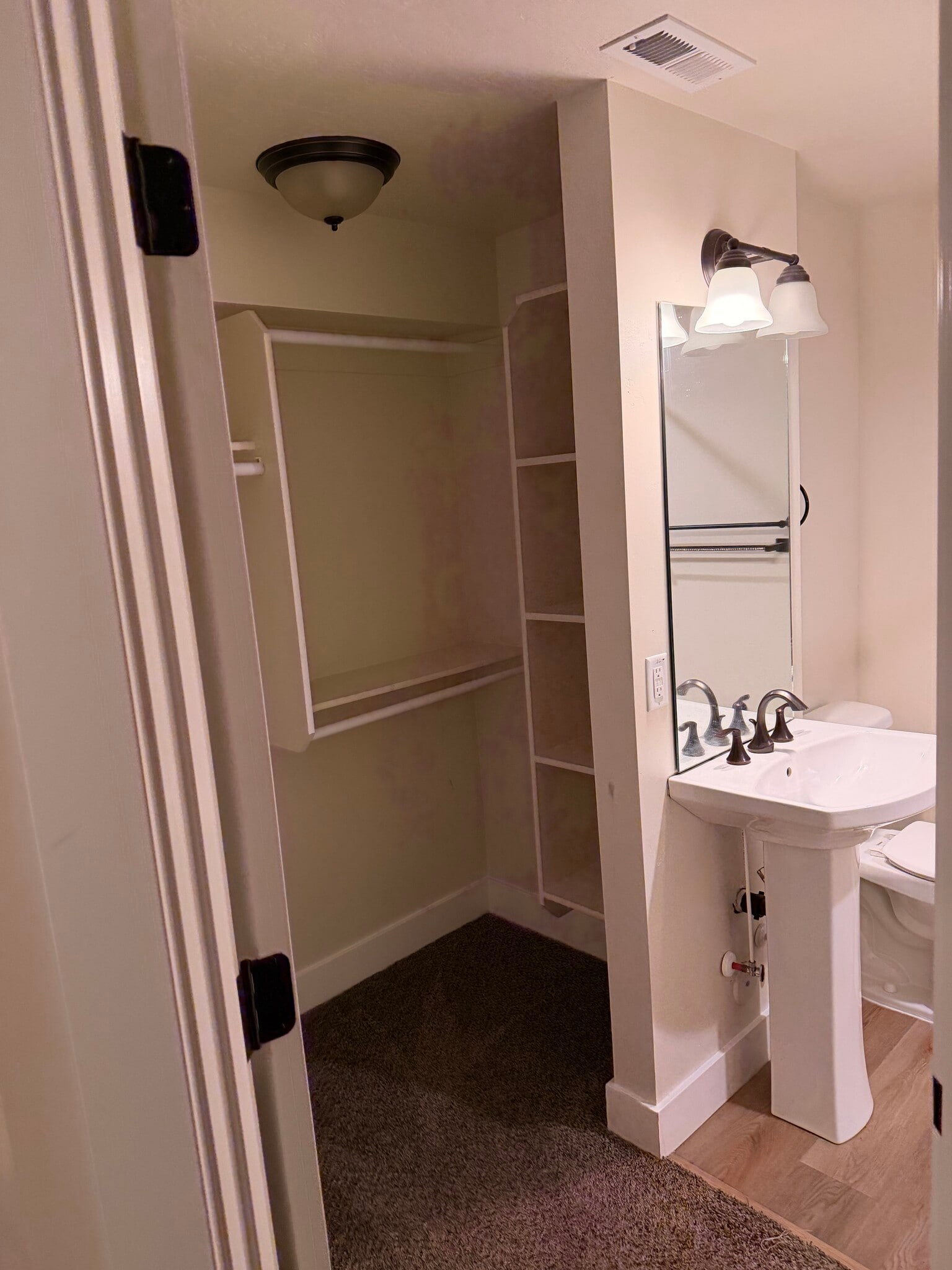 Master bedroom closet and bathroom - 530 W 900 S