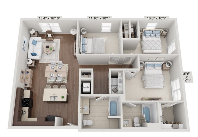 Floorplan - K Avenue Lofts