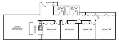 4BR/1.5BA - Bayview Towers