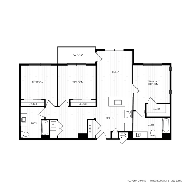 Floorplan - Buckskin Charlie Apartments