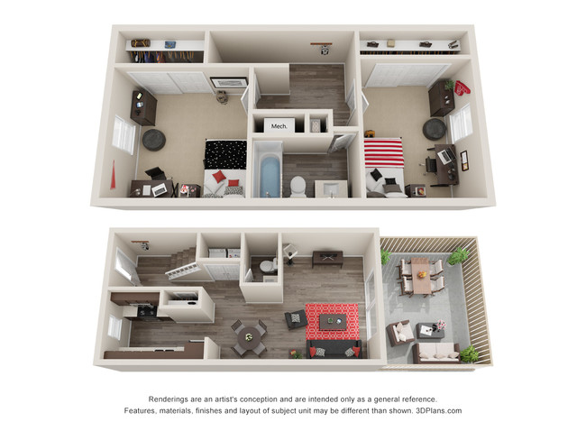 Floorplan - Hessel on the Park