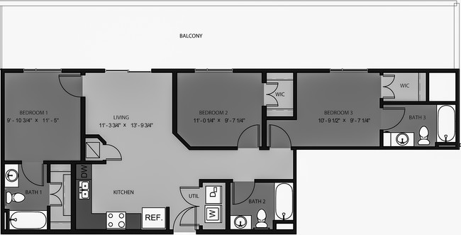 Floorplan - Regents West at 24th and 26th