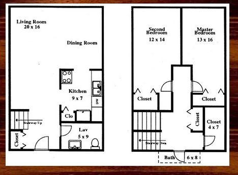 Two Bedroom Bldg. - Townehouse of Amherst