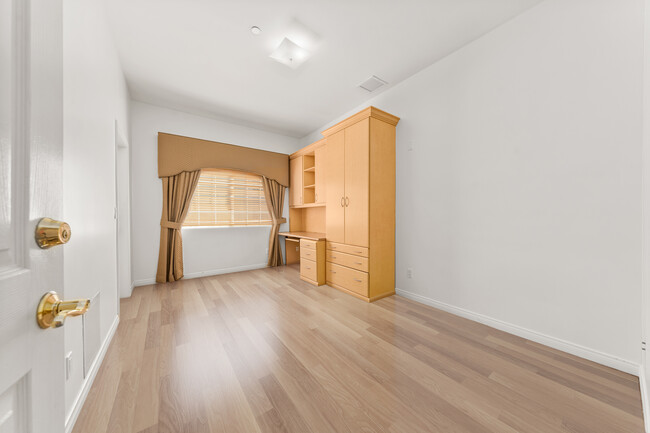 Bedroom with new flooring - 1026 E Verdugo Ave