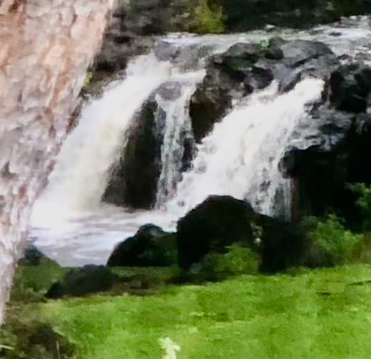 waterfall view - 1649 Waikahalulu Ln