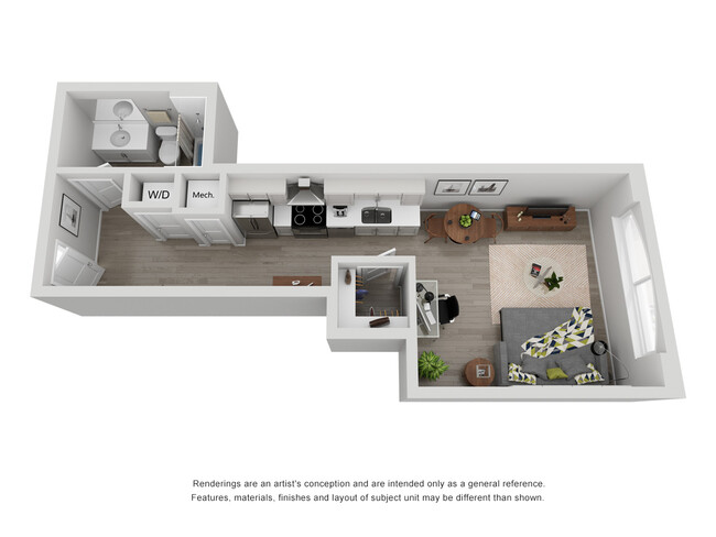 Floorplan - The Fairfax Apartments