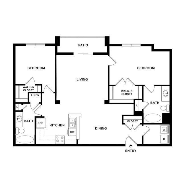 Floorplan - Ashley Square at SouthPark
