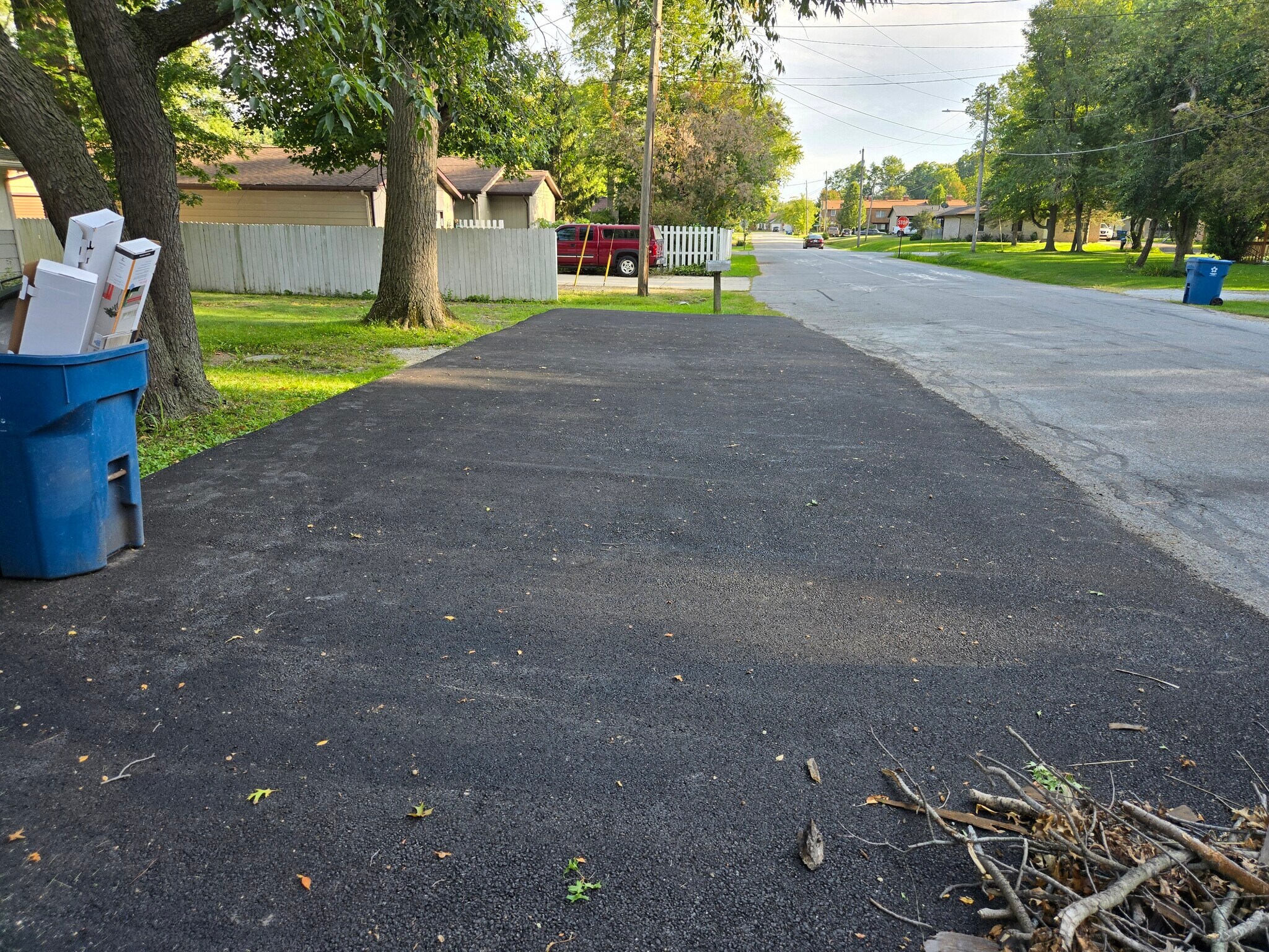 Paved parked area - 807 S 15th St