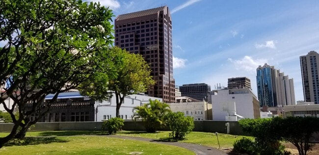 Downtown view from deck - 1255 Nuuanu Ave