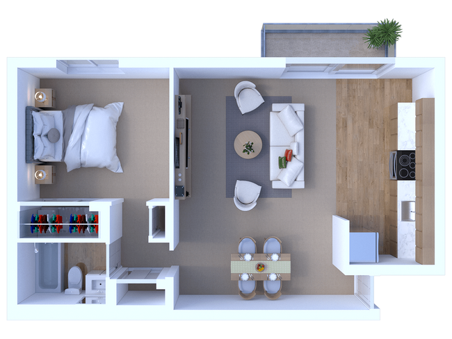 GoshenTerrace 1BD 1Bath 715sqft - Goshen Terrace II