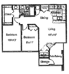 2BR/1BA - Mission Woods Apartments