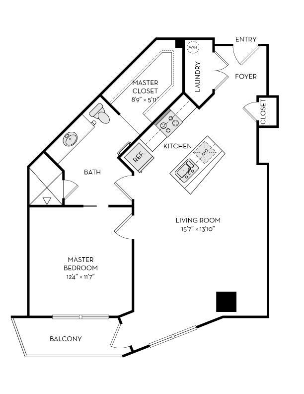Floorplan - The Heights at Park Lane