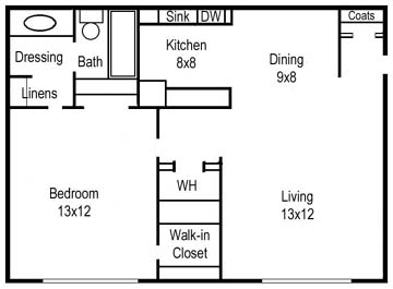 1BR/1BA - Summer Place Apartments