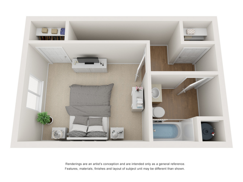 North Star Apartment Homes_1Bed_2FL.jpg - North Star Apartments