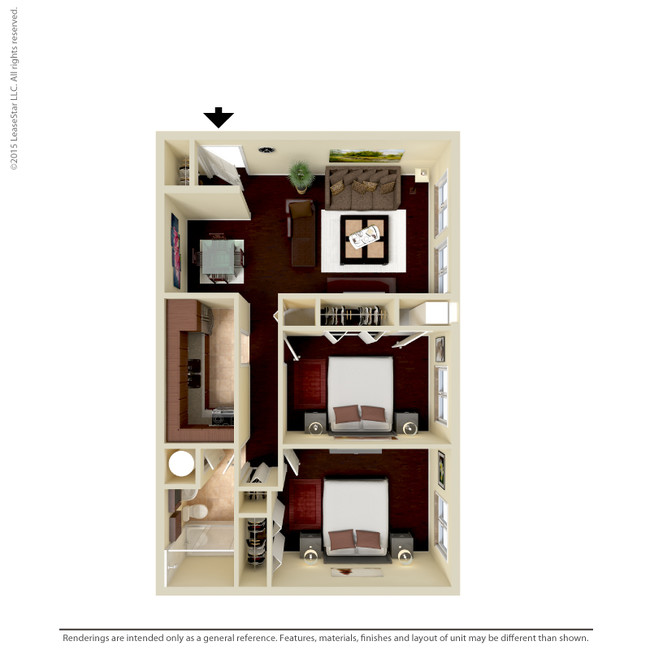 Floorplan - City Place on the Avenue