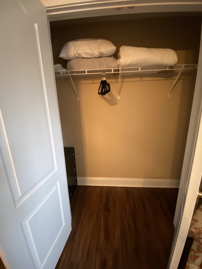 Bedroom closets extend beyond the doors. - 600 Mitchell Bridge Rd