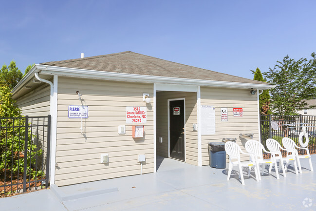 Pool Area - Mill Pond Apartments