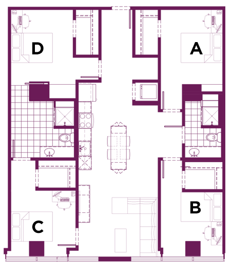 4X2 A - Hub Columbia