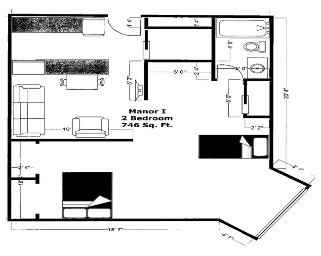 Floorplan - Pasadena Interfaith Manor