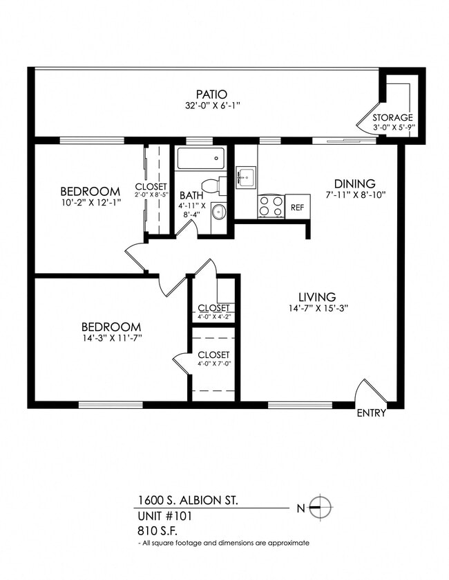 Floorplan - 1600 S Albion