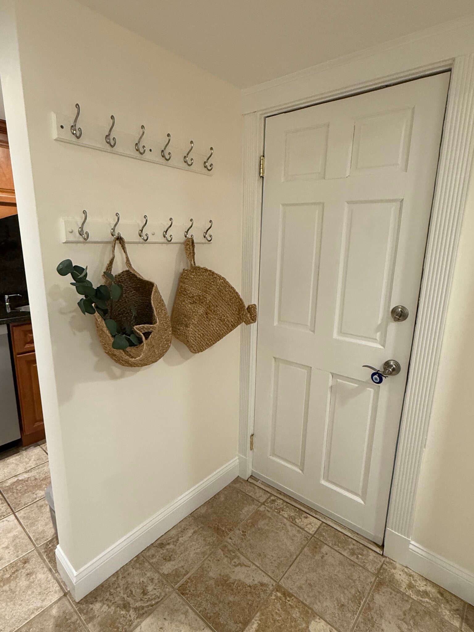 kitchen exit - leads directly to laundry and trash / recycling room - 382 Riverway St