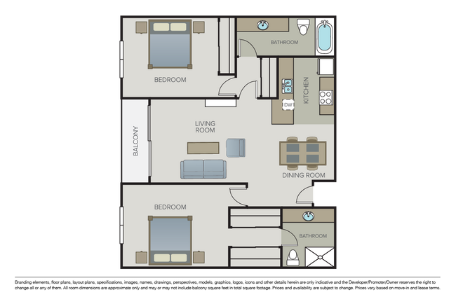 Floorplan - The Village at Toluca Lake