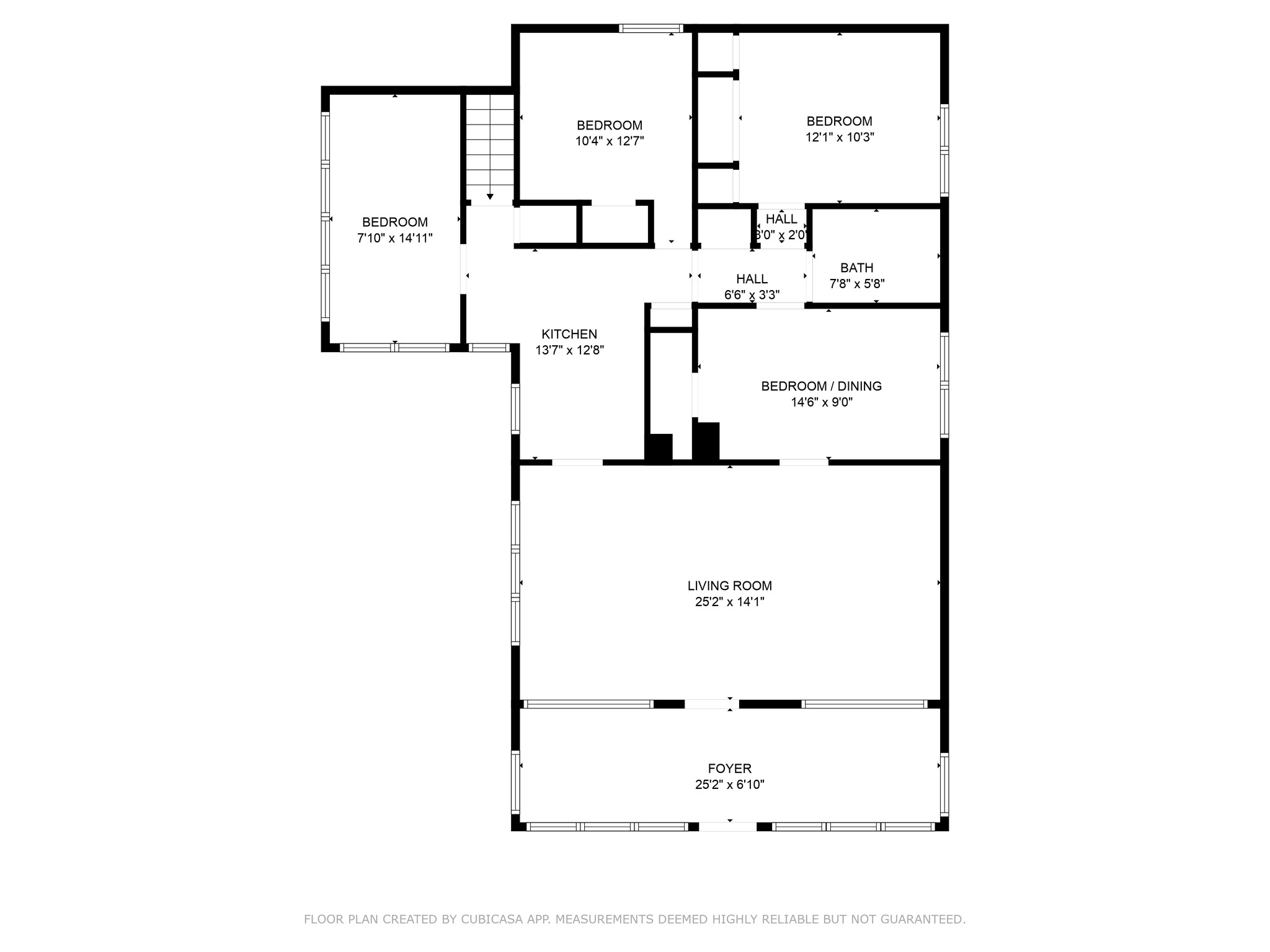 Floor Plan - 845 W Whitman St