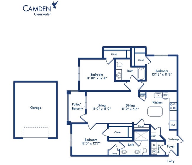 Floorplan - Camden Clearwater