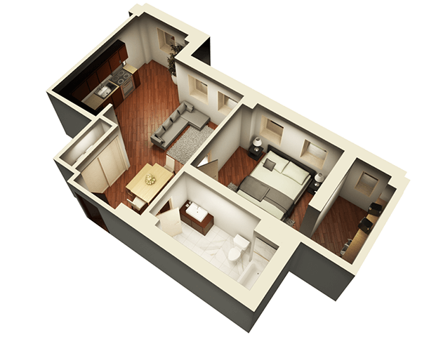 Floorplan - Somerset Place Apartments