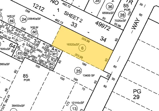 Plat Map - 919-921 Carob Way