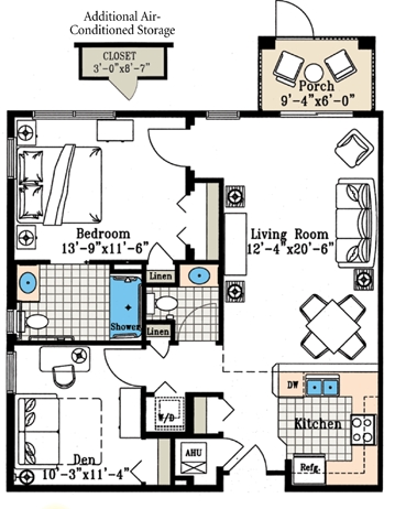 1BR/1.5BA - Aston Gardens At Pelican Marsh Senior Living