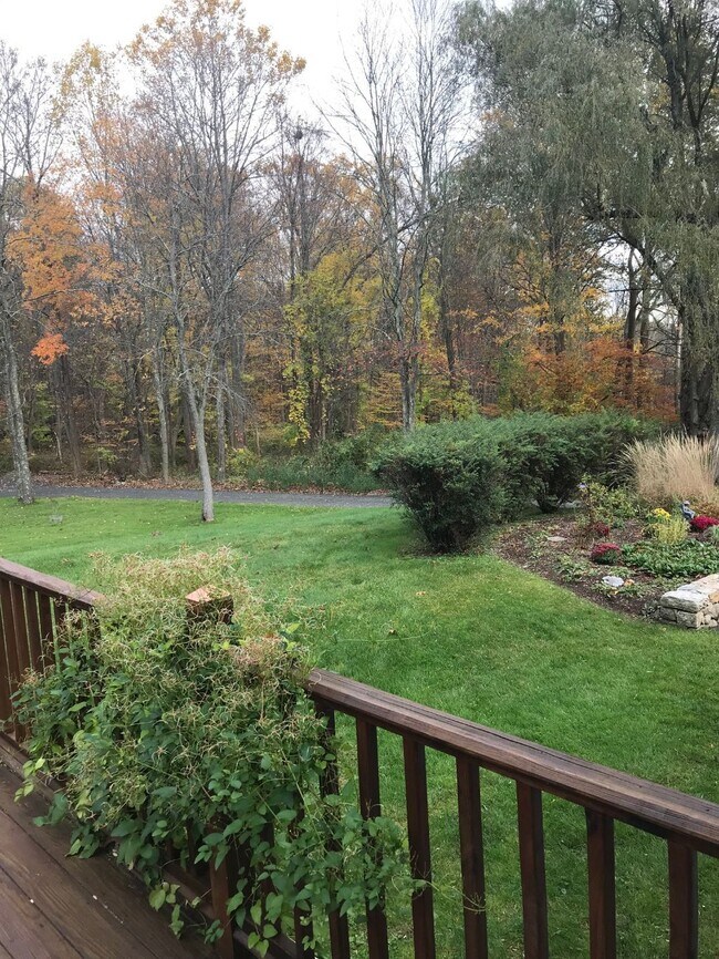 deck with garden view - 35 Pheasant Ln