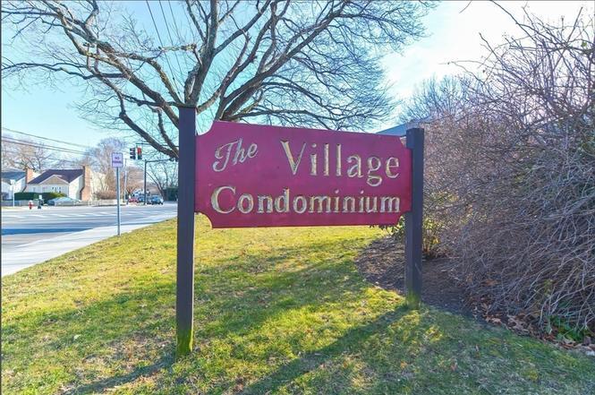 Front view with Condo Board - 356 Lexington St
