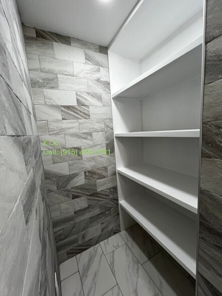 Master Bathroom Shelves - 3611 Hercules Ave