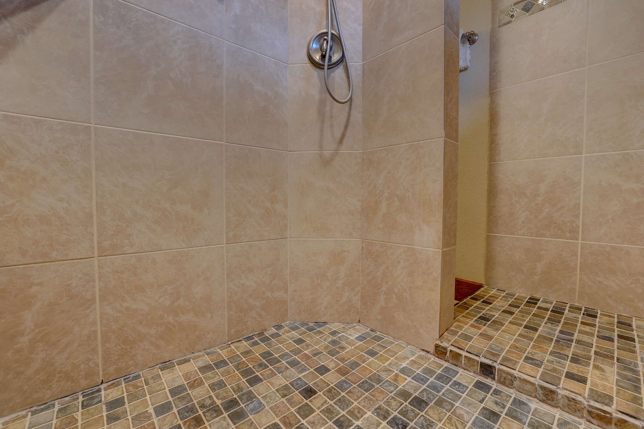 Master Bath Walk-In Shower w/ Rainfall - 3816 W Taft St