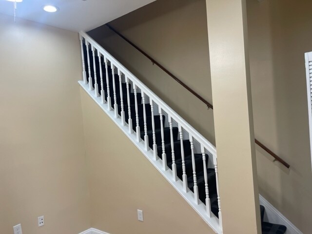 stairs to roof deck - 1336 N Capitol St NW