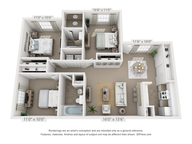 Floorplan - Oaks at Duck Creek