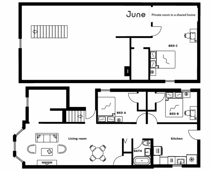 Building Photo - Room in Shared 3 bed/1 bath home